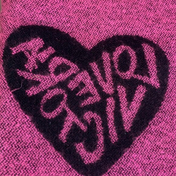 Victoria Secret Winter Angel Love Victoria Scarf 53 X 60” - Picture 6 of 6